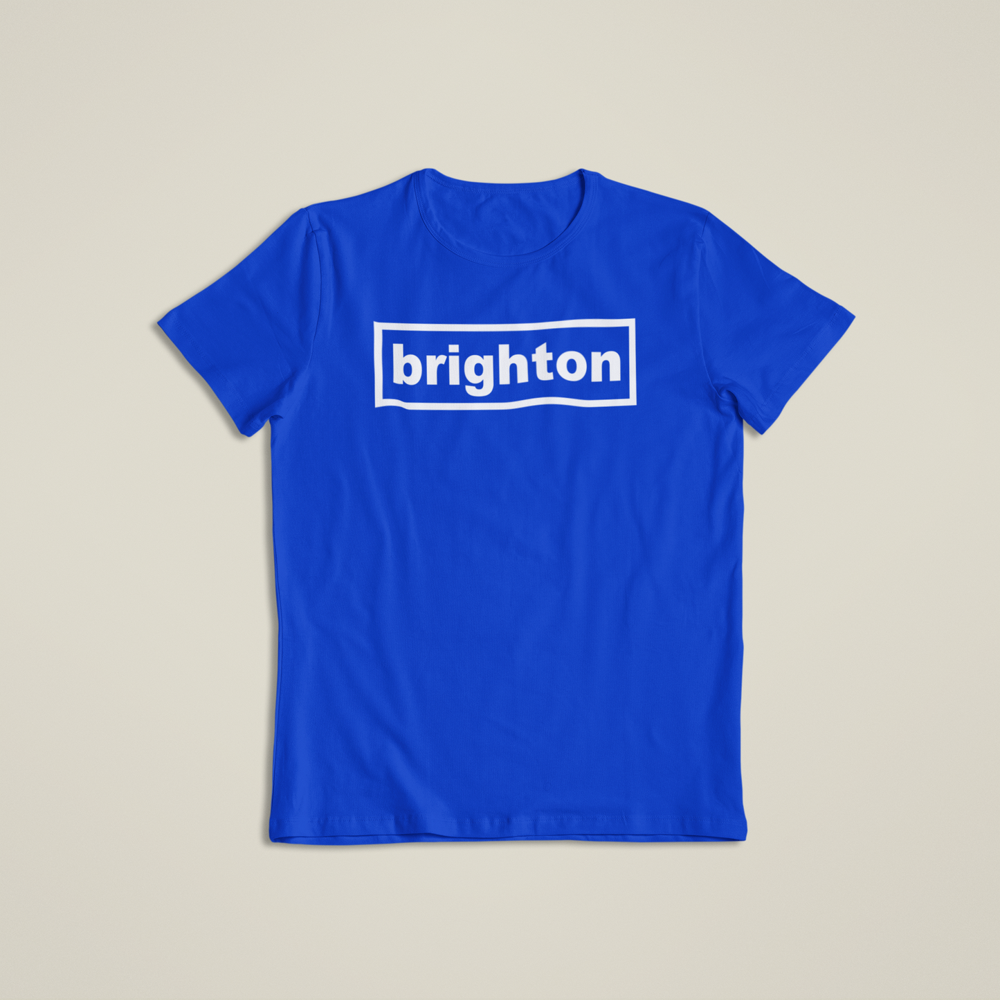 Brighton Rectangle white logo unisex T Shirt