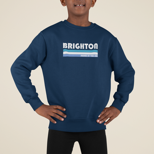 Kids Sweatshirt 3 Stripe Brighton Logo