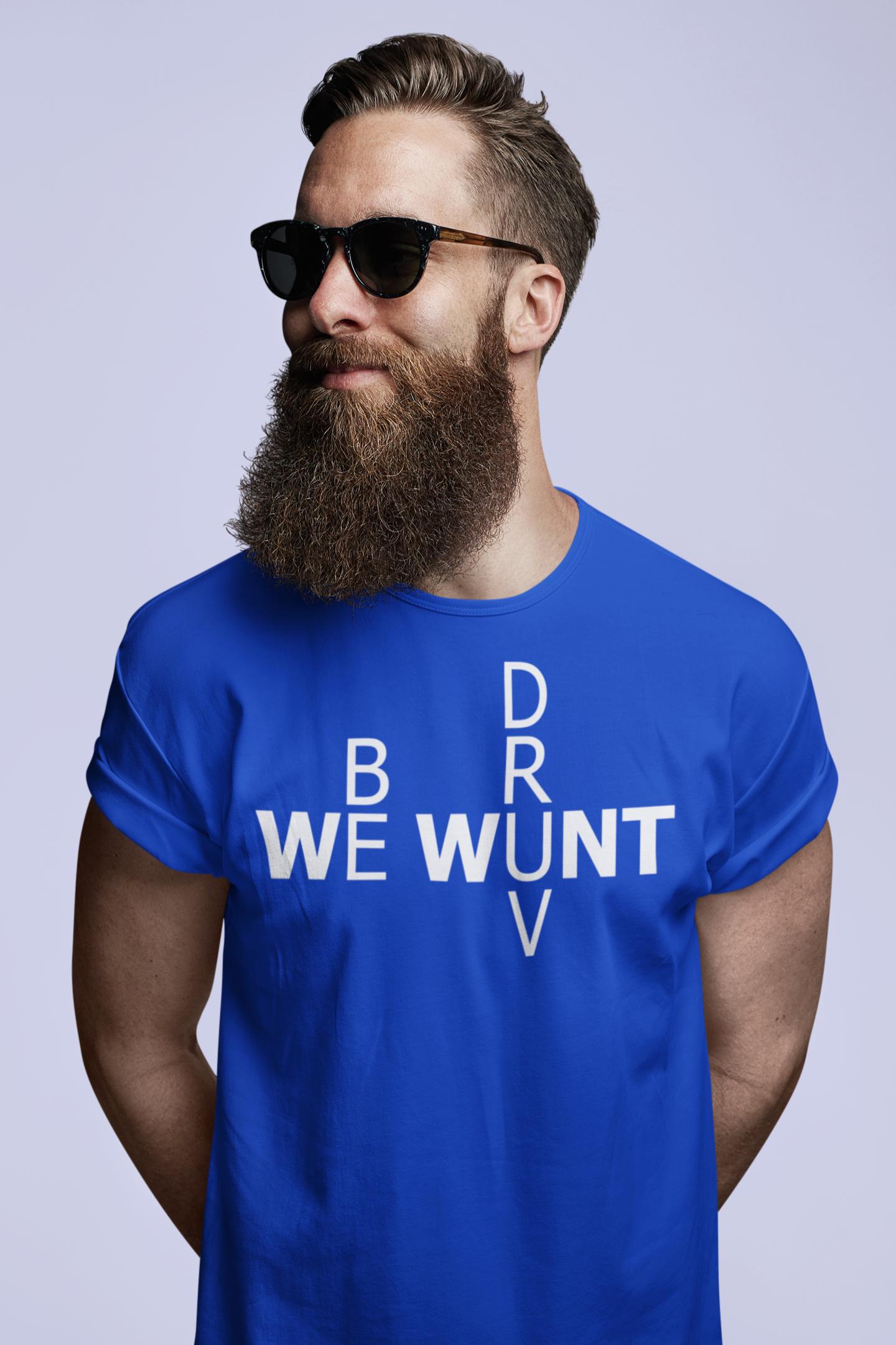 We Wunt Be Druv Text T Shirt