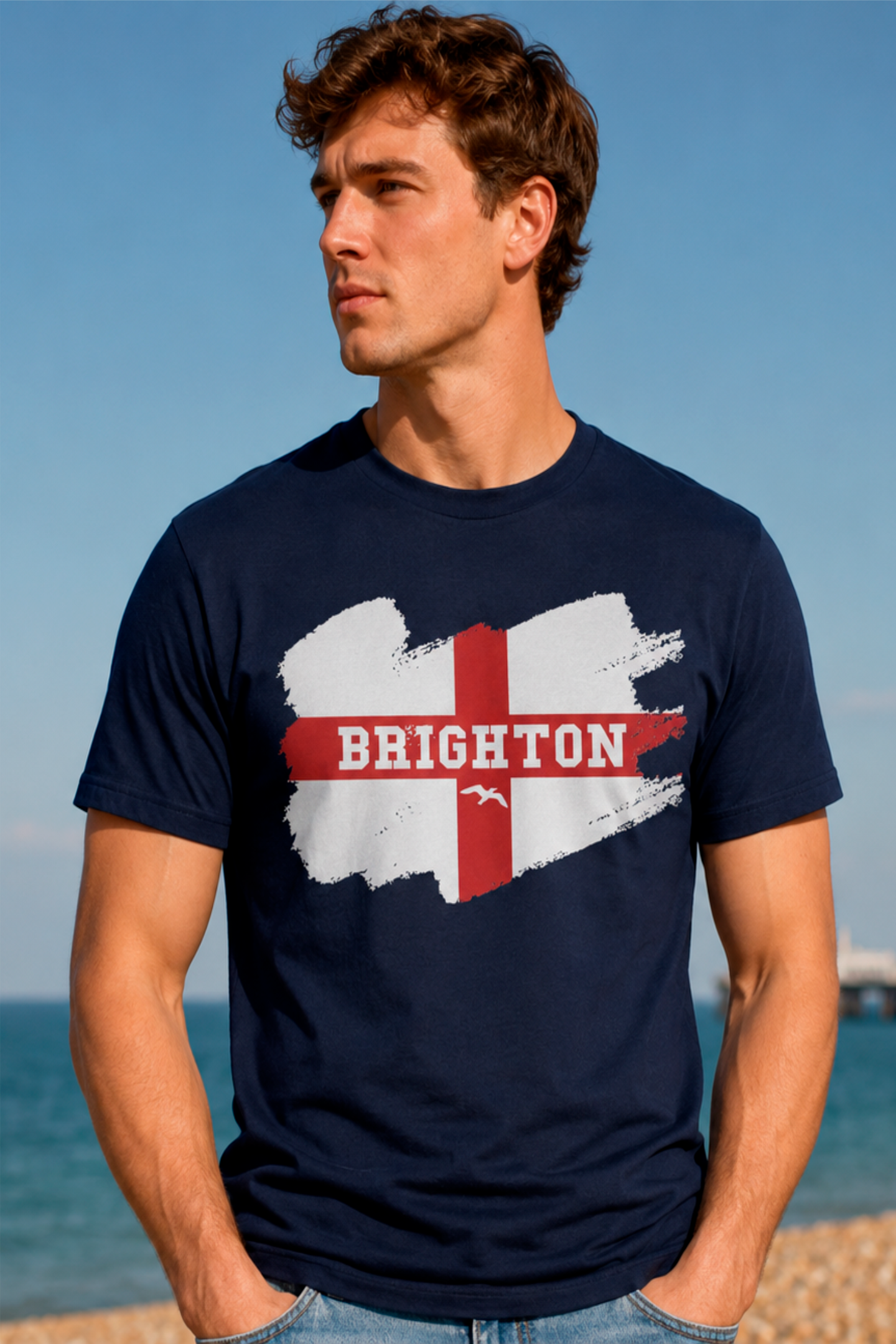 Brighton England Seagull T-Shirt