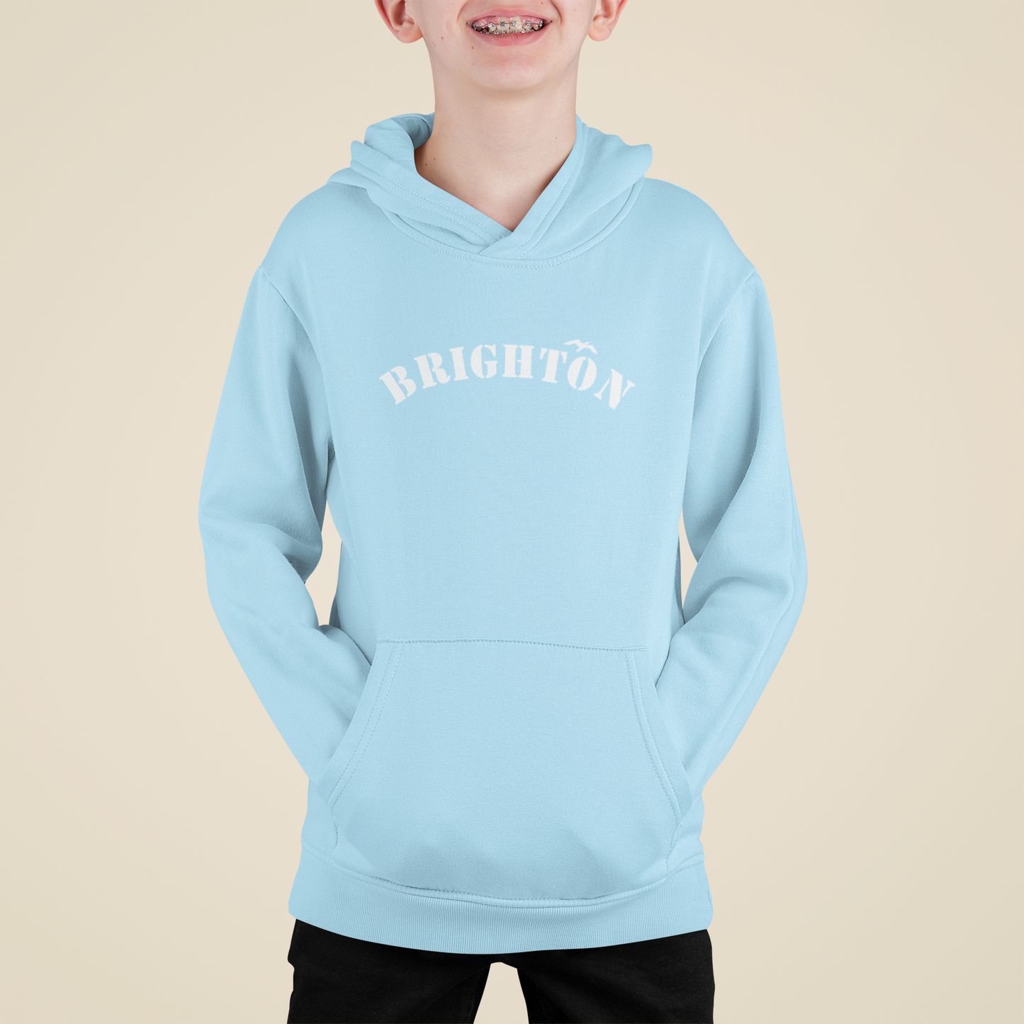 Brighton Stencil kids hoodie