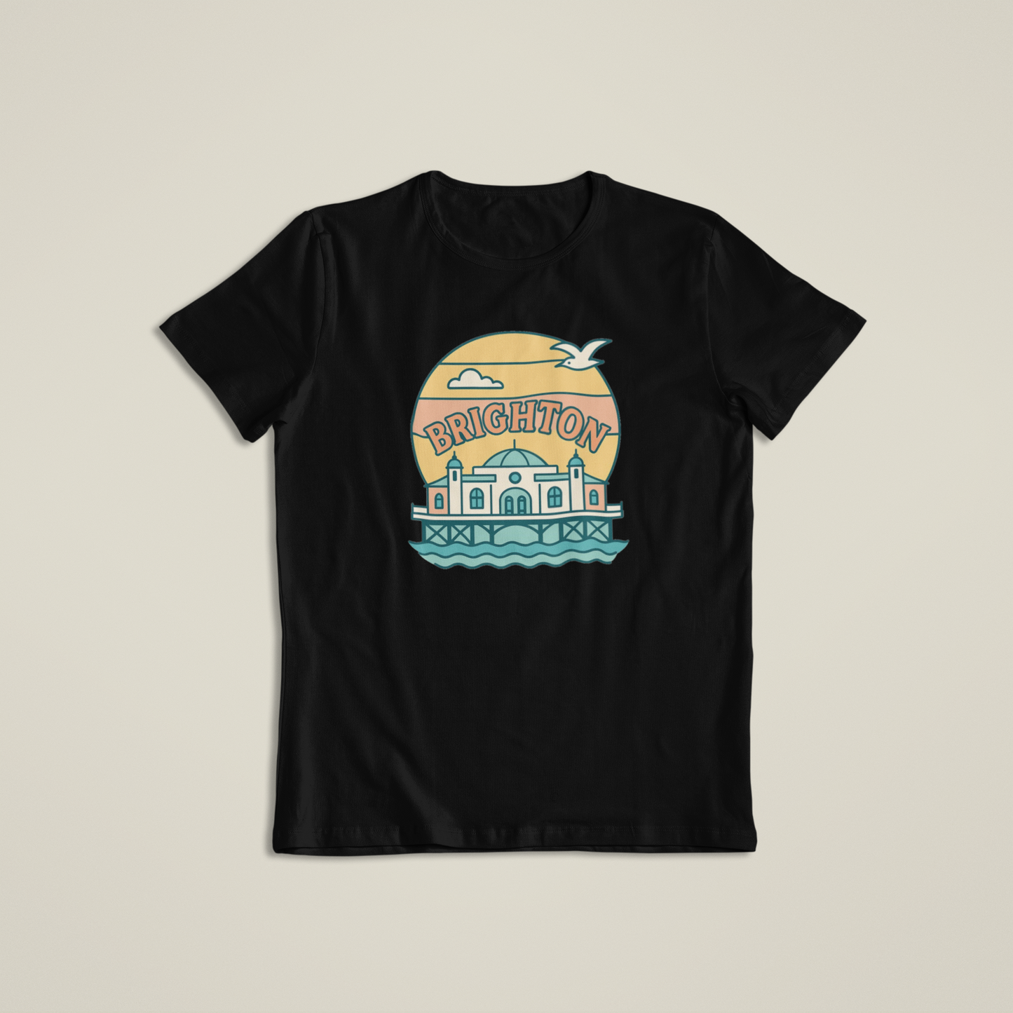 Brighton Retro unisex T Shirt