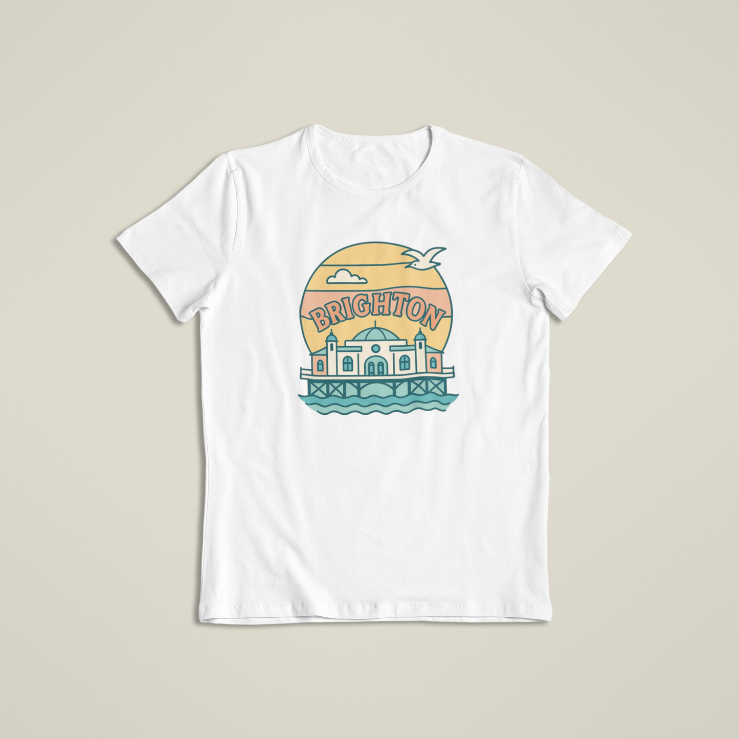 Brighton Retro unisex T Shirt