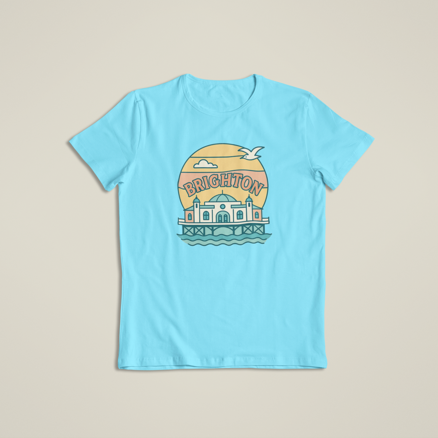 Brighton Retro unisex T Shirt