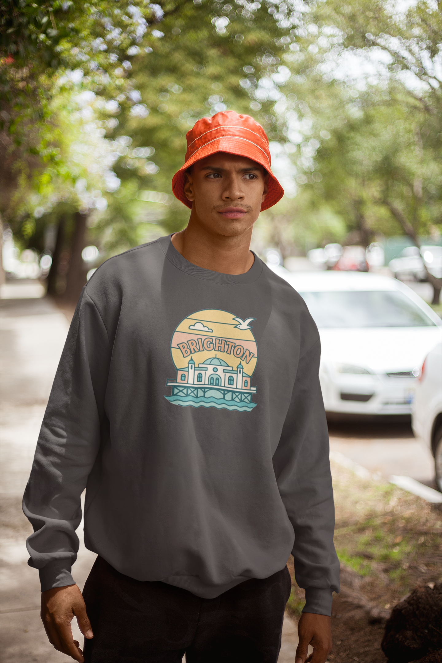 Brighton Retro unisex Sweatshirt