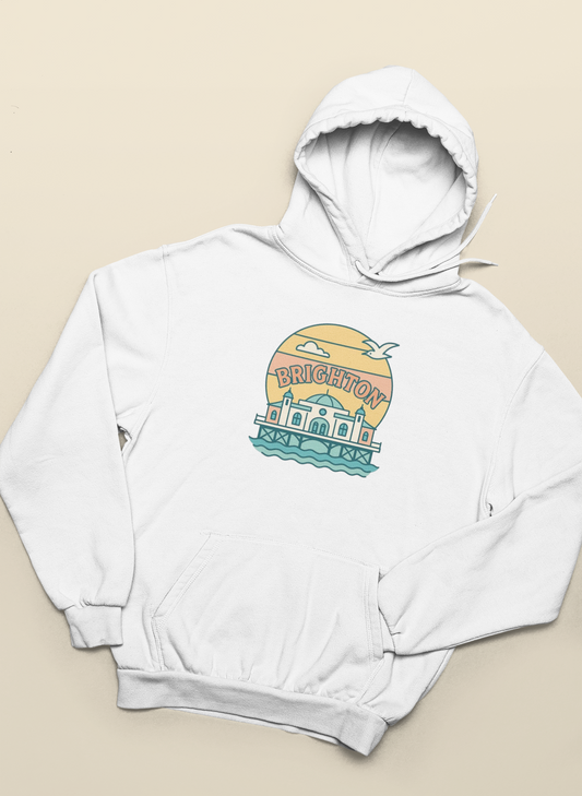 Brighton Retro unisex hoodie