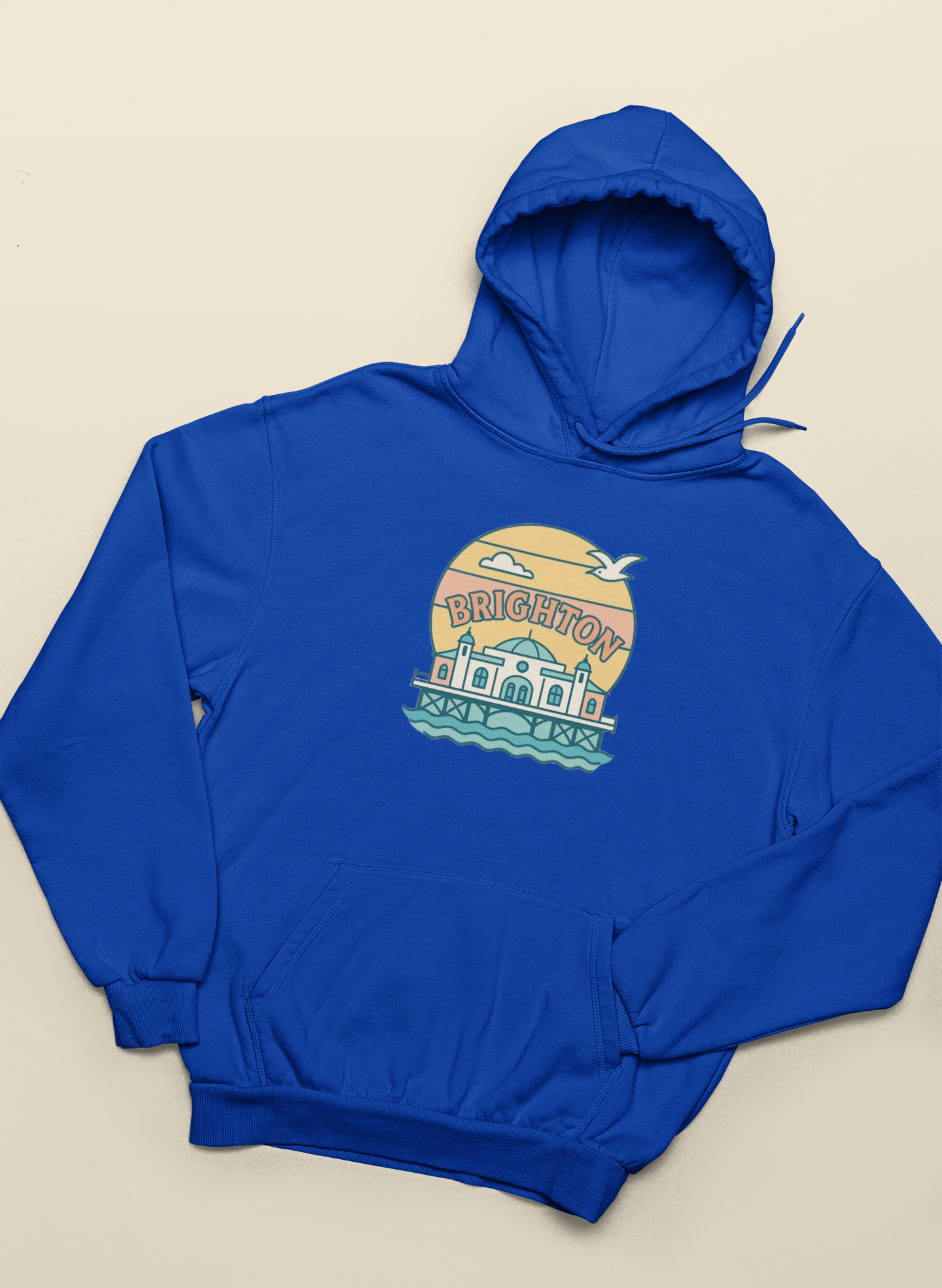 Brighton Retro unisex hoodie
