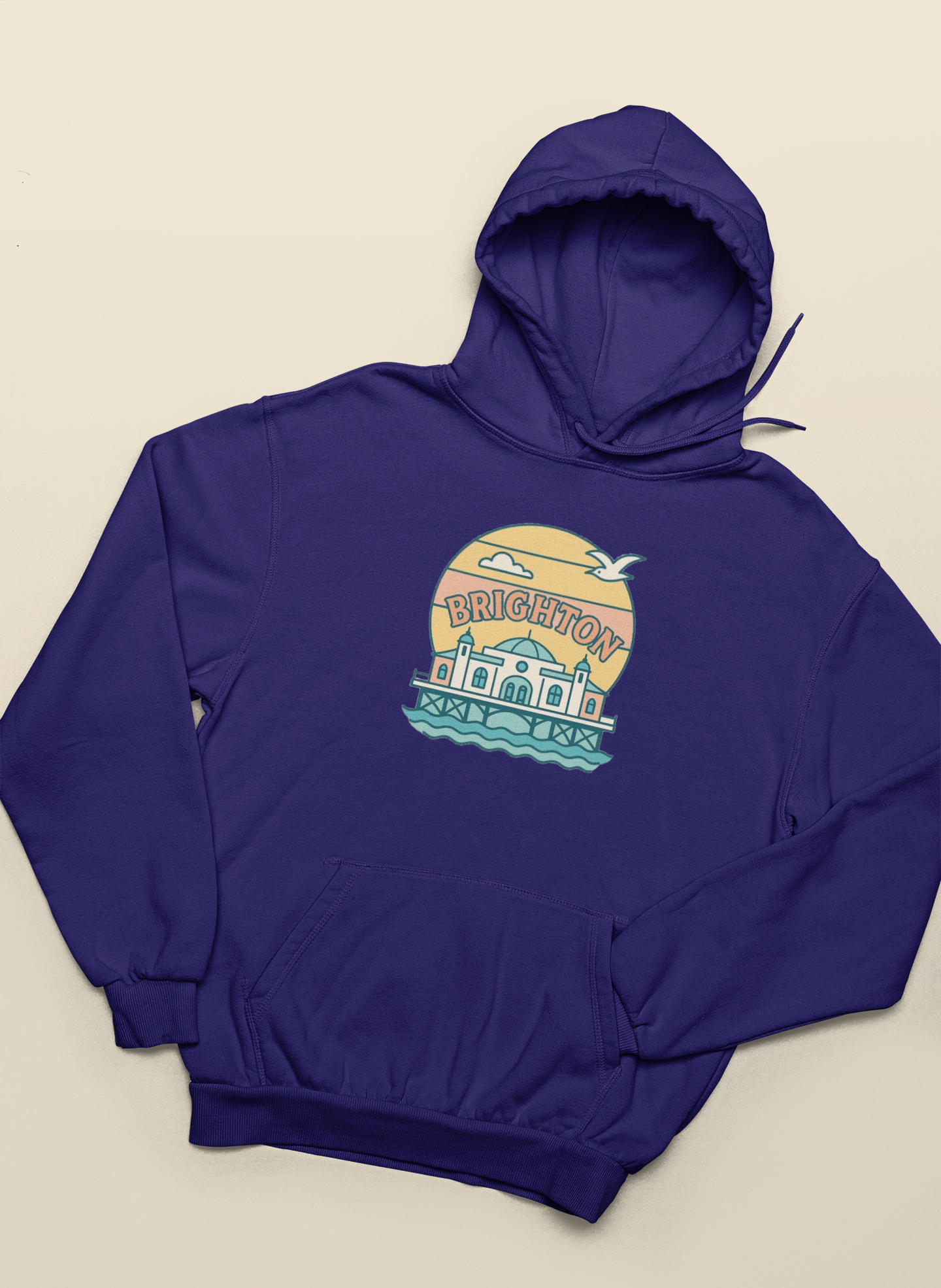 Brighton Retro unisex hoodie