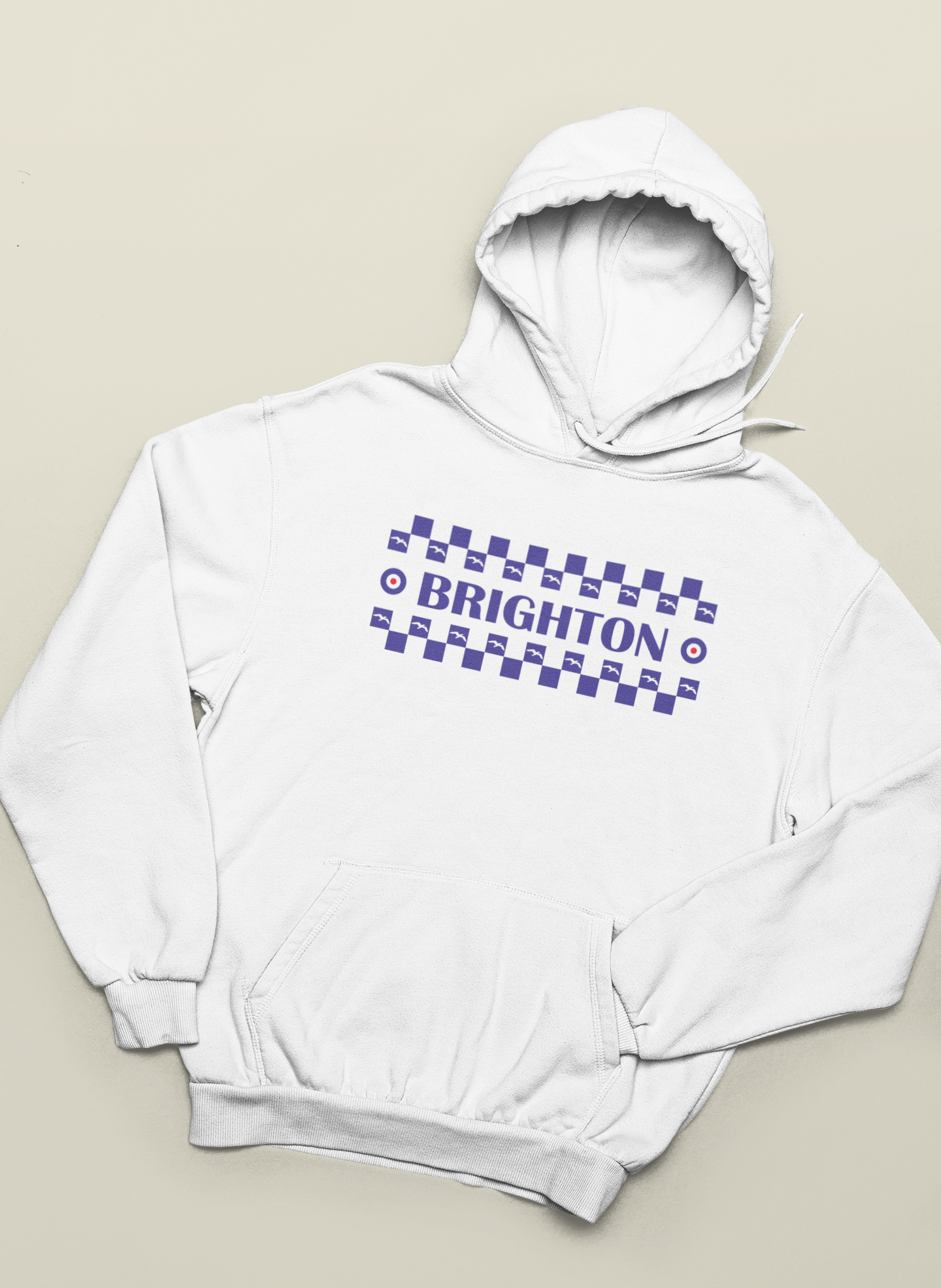 Brighton Checked Unisex Hoodie