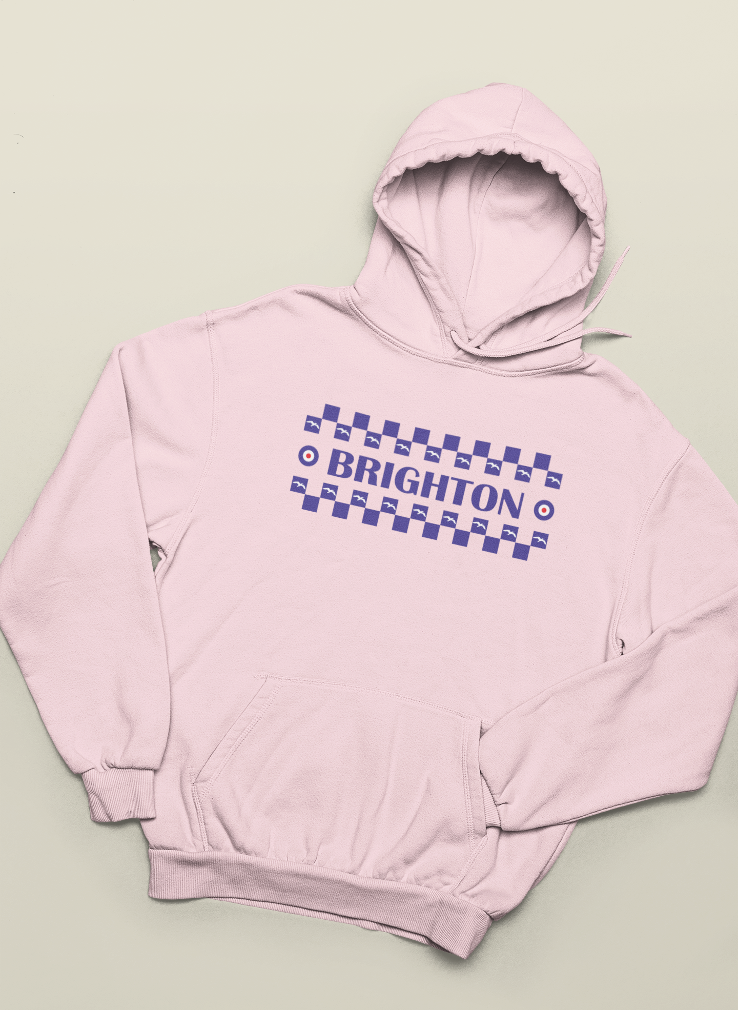Brighton Checked Unisex Hoodie