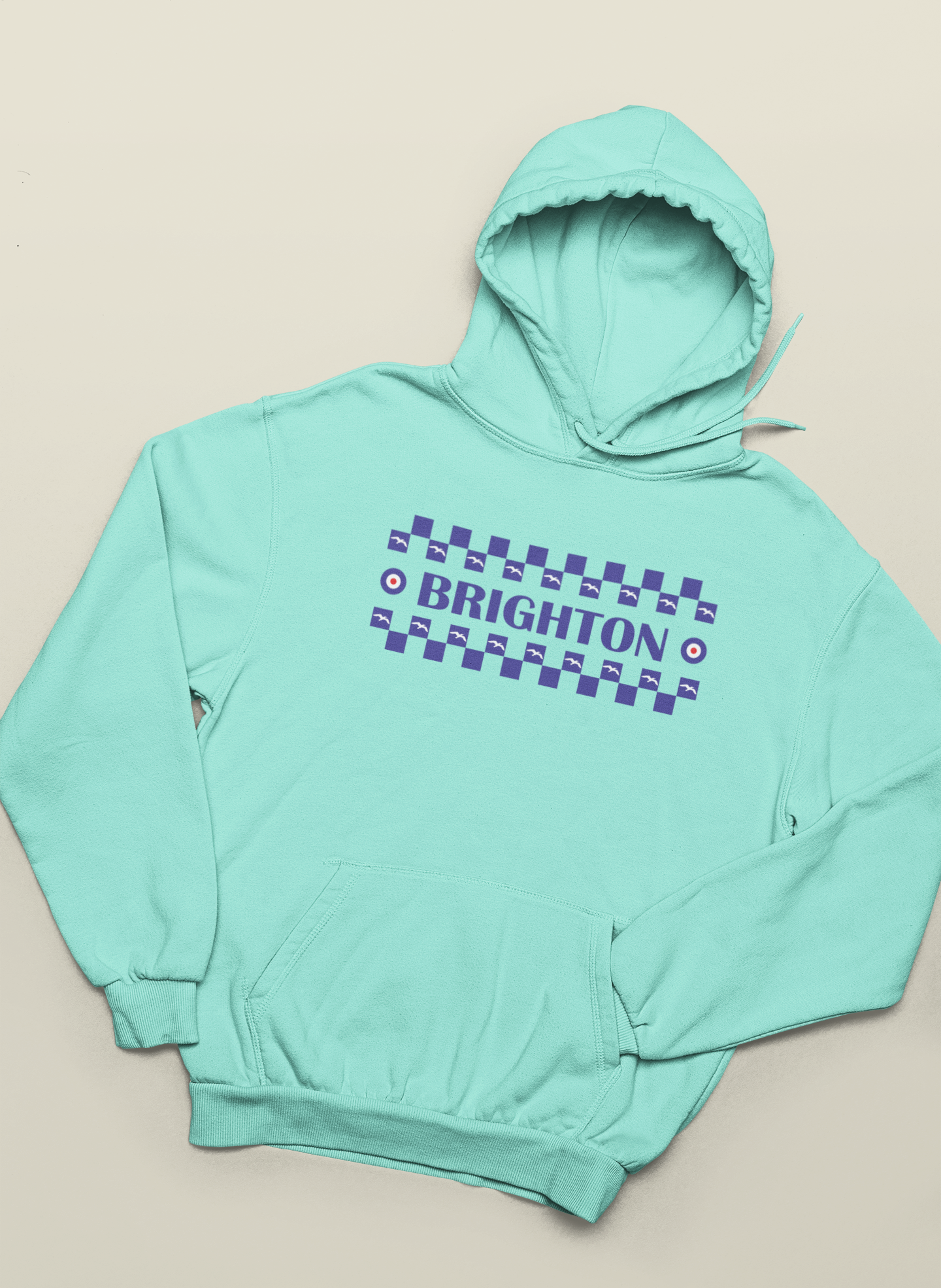 Brighton Checked Unisex Hoodie
