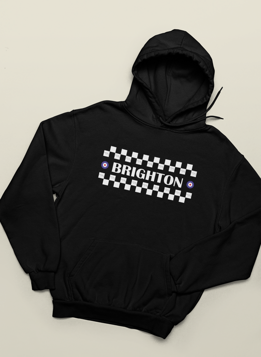 Brighton Checked Unisex Hoodie