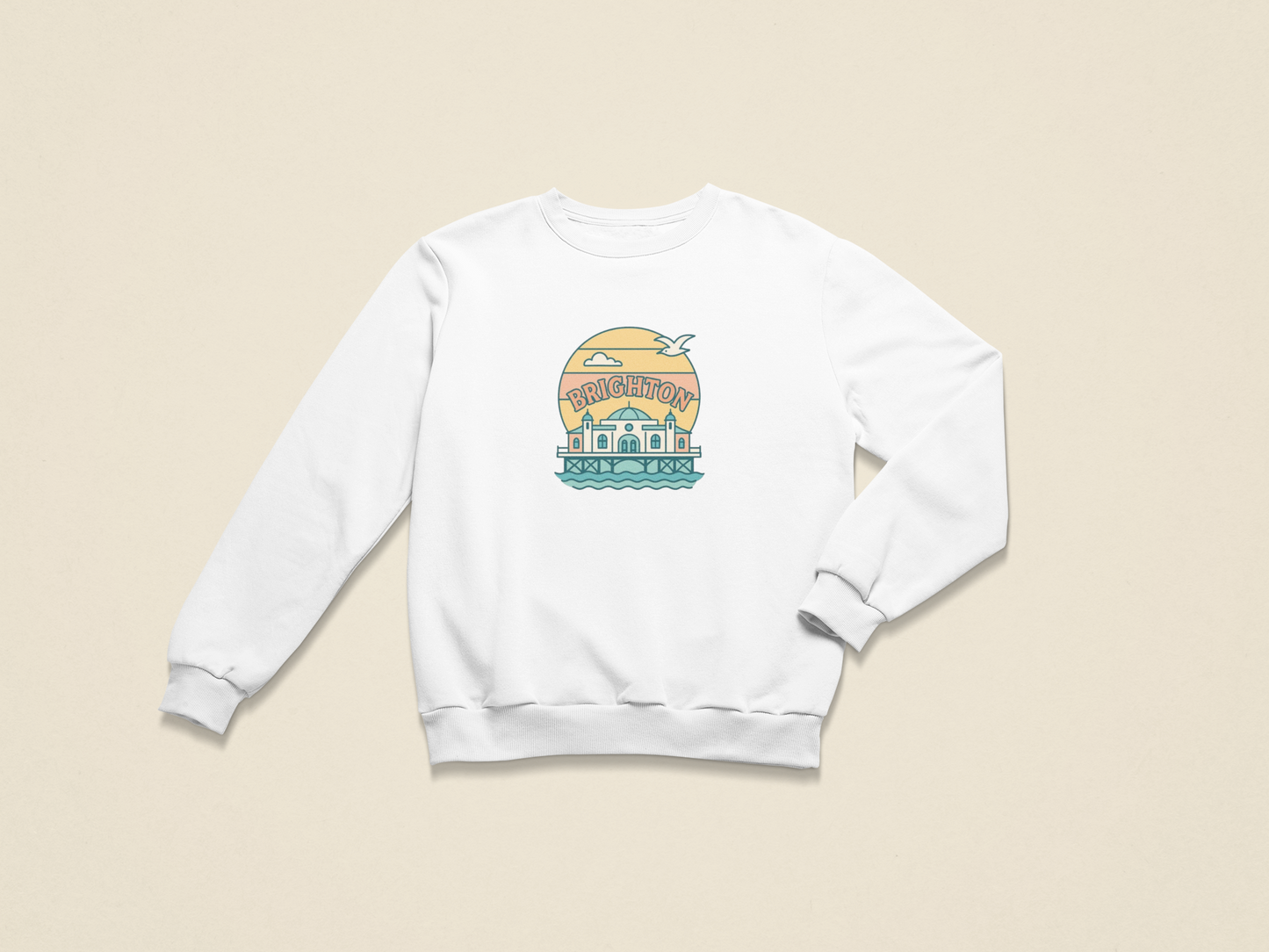 Brighton Retro unisex Sweatshirt