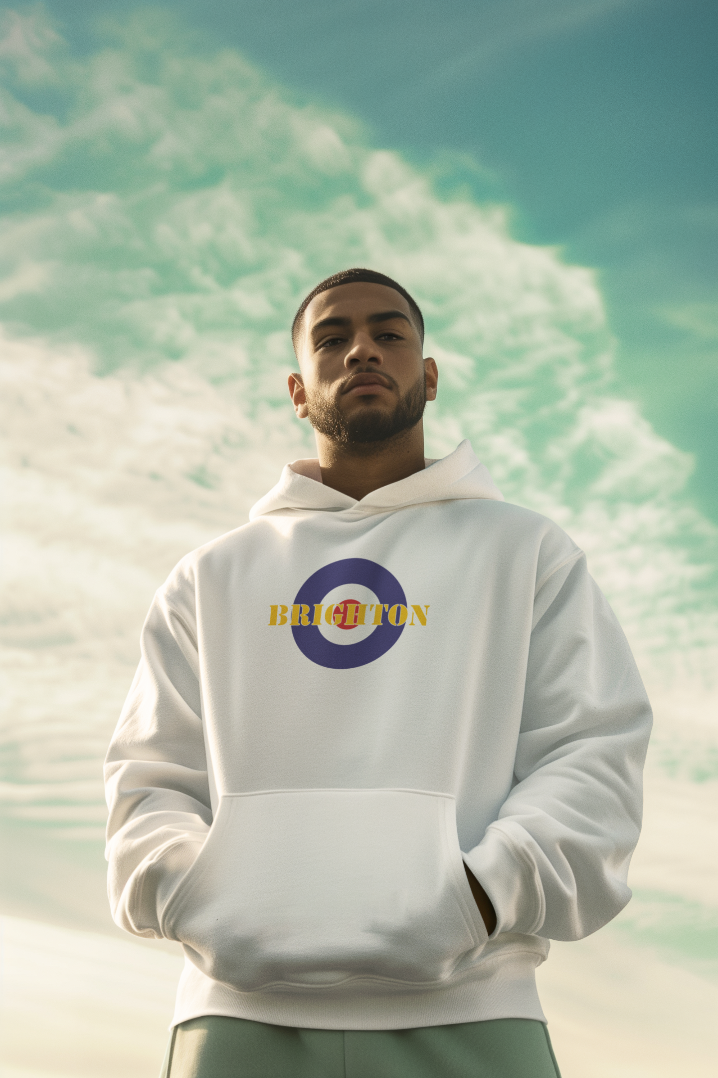 Brighton Gold Roundel unisex hoodie