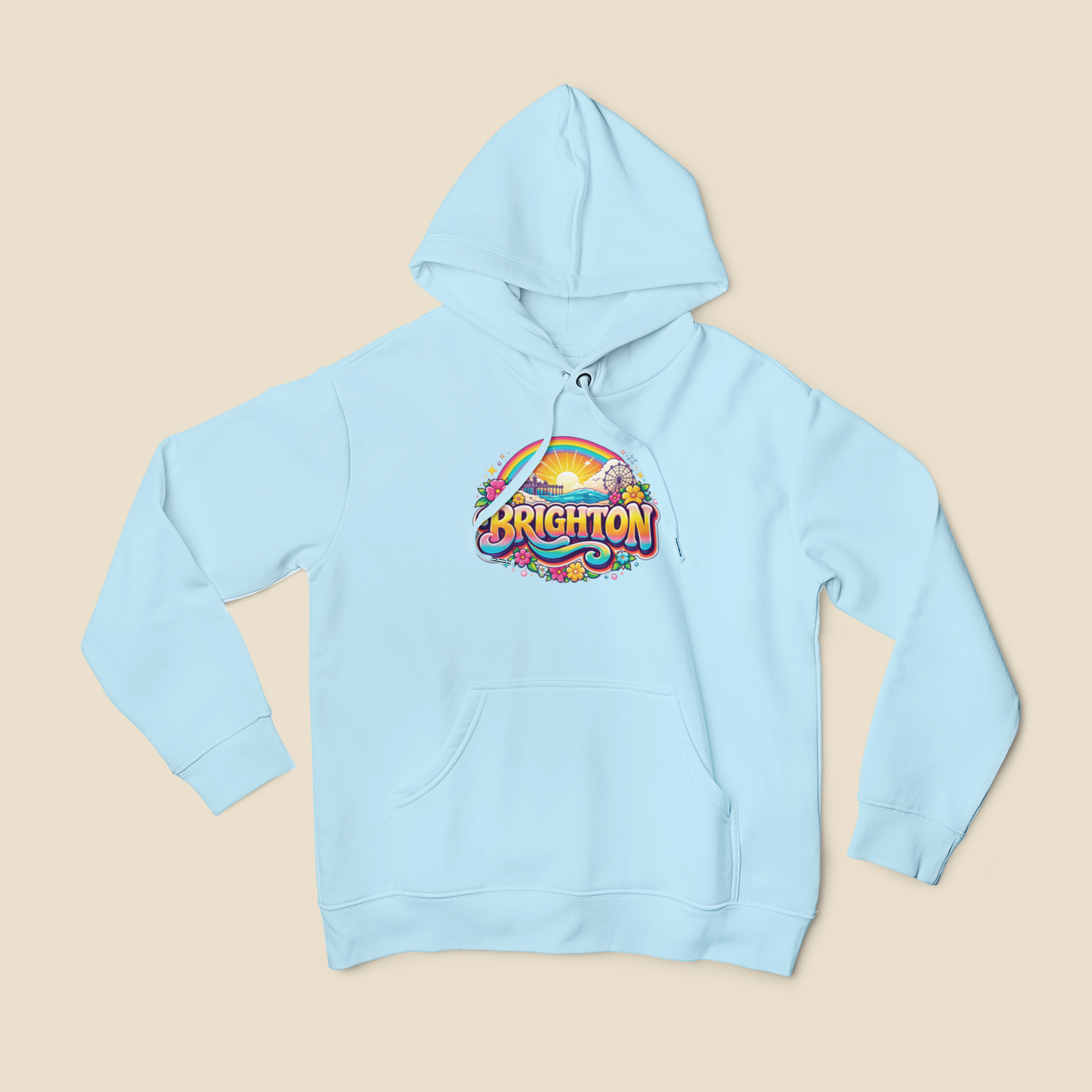 Brighton Beach Sunset unisex Hoodie