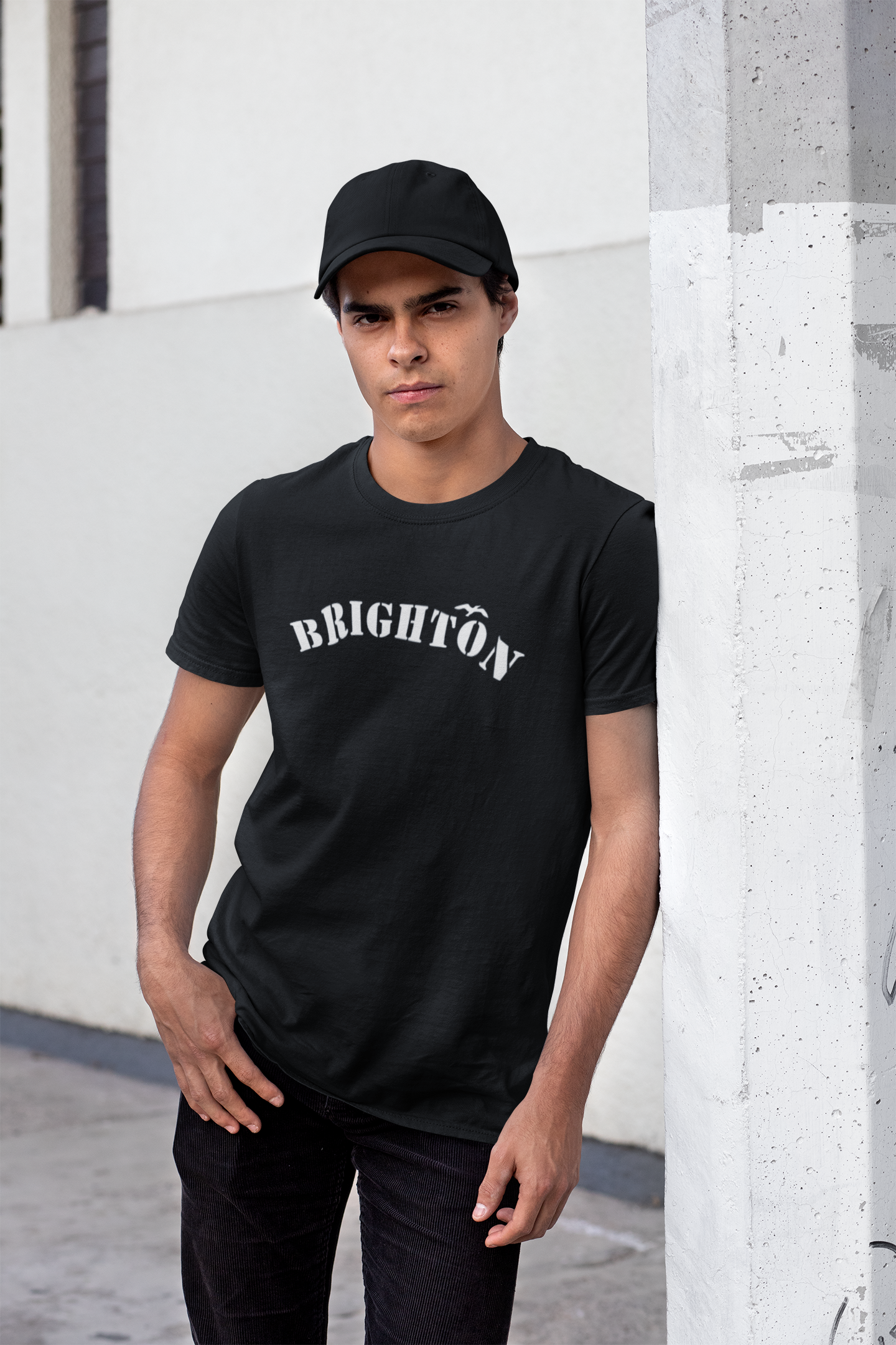 Brighton Stencil unisex T-shirt